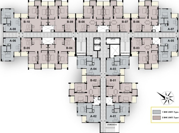 Nottingham Homz Lucknow Floor Plan