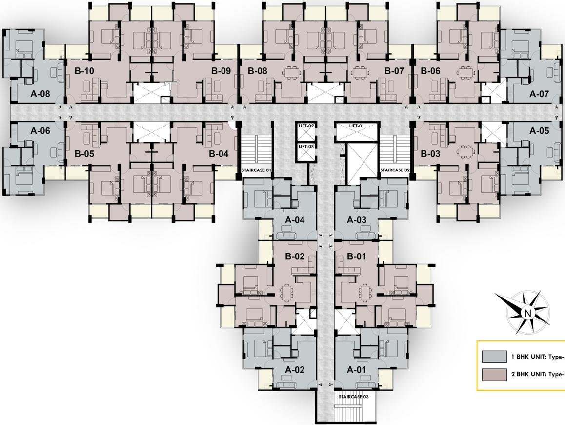 Nottingham Homz Lucknow Floor Plan