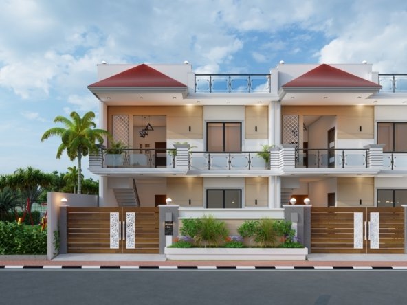 Luxury 3 BHK Duplex Villas at Crown Town Lucknow